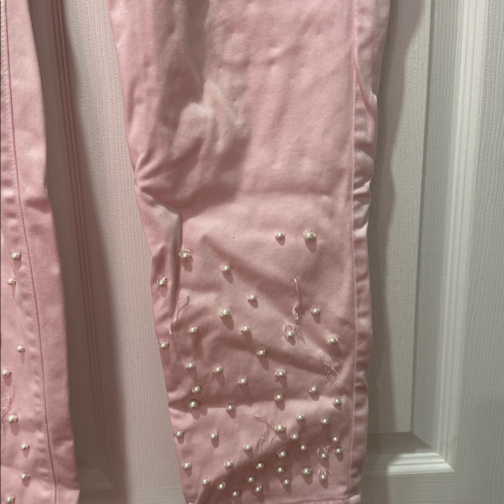 Lilly Pulitzer Light Pink Garment skinny jeans - Picture 3 of 7